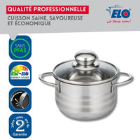 2er-Set Auflaufformen - FACKELMANN - Elo Brillant - Edelstahl - PFAS-frei - 12 und 14 cm