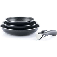 ARTHUR MARTIN Set 3 poeles 20/24 / 28cm all heat including induction