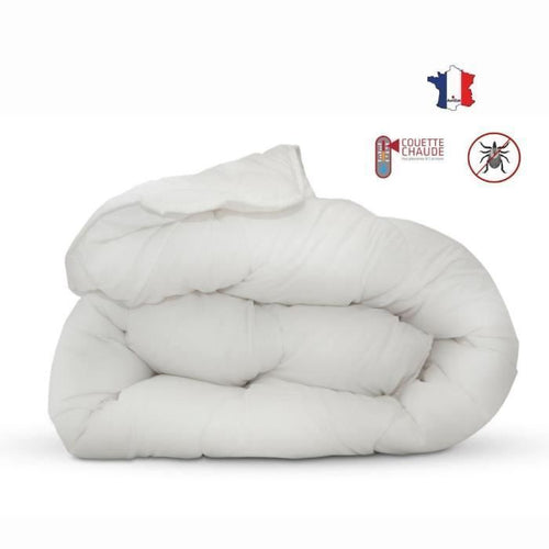 Anti -Acurian duvet - 220 x 240 cm - hot - 400 g/m² 2 people - White - Abeil