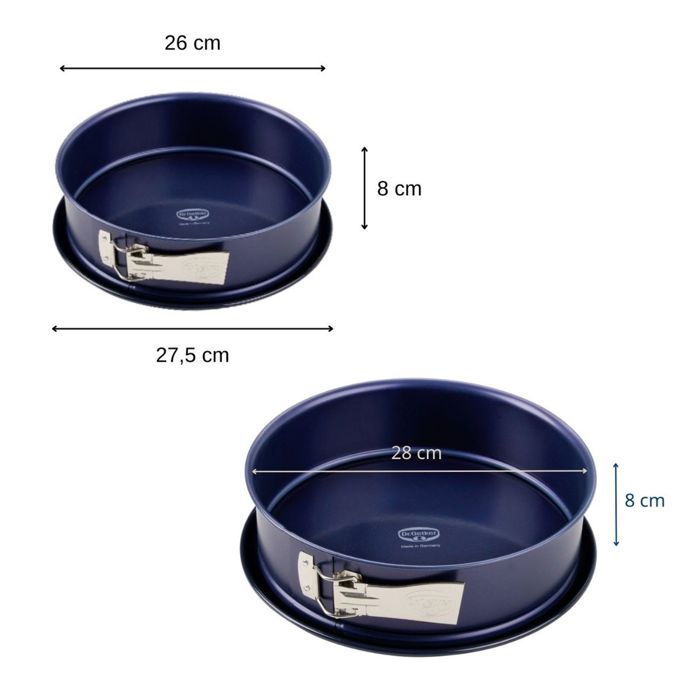 DR oeTKER Back Liebe Scharnier-Springform-Set  26 und 28 cm