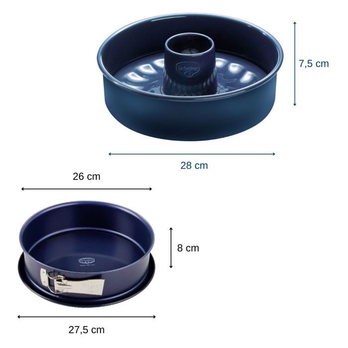 Klappform und Savarinform mit abnehmbarem Boden - DR oeTKER - Back Liebe - 26 und 28 cm
