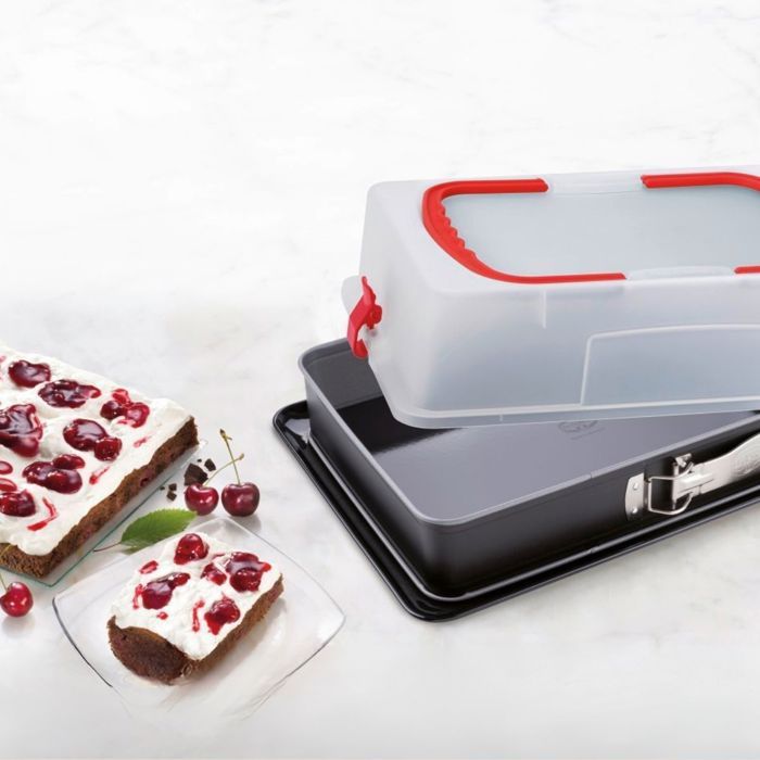 2er-Set Springformen mit Deckel - DR oeTKER - Back-Idee Kreativ - 42 x 29 cm
