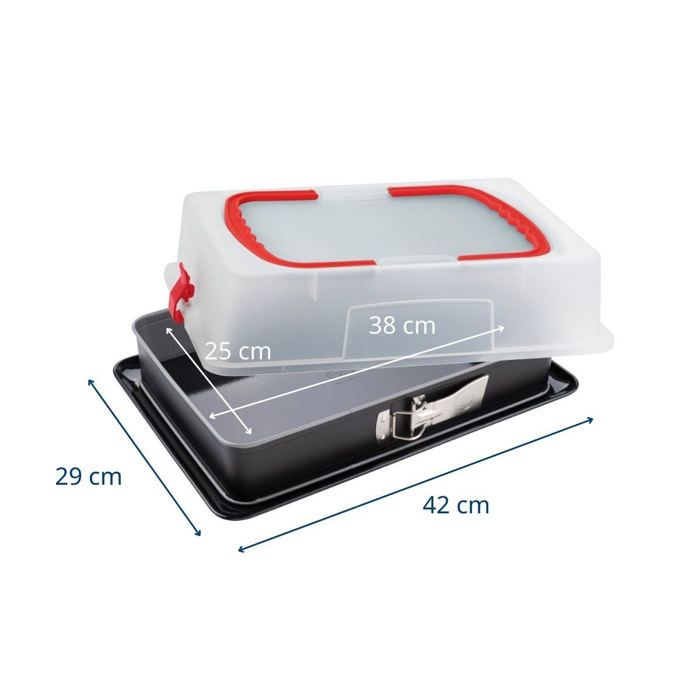 2er-Set Springformen mit Deckel - DR oeTKER - Back-Idee Kreativ - 42 x 29 cm