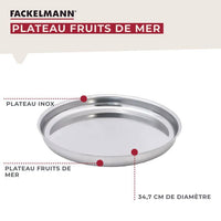 Set mit 2 Fischplatten  FACKELMANN  Kulinarische Spezialitäten  34,7 cm