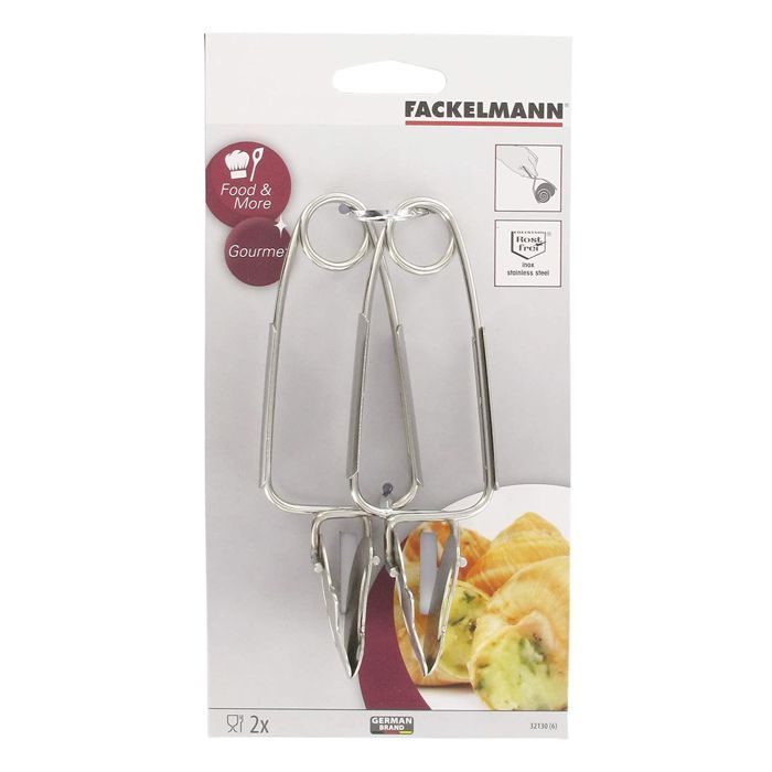 6-teiliges Schneckenzangen-Set - FACKELMANN - Edelstahl