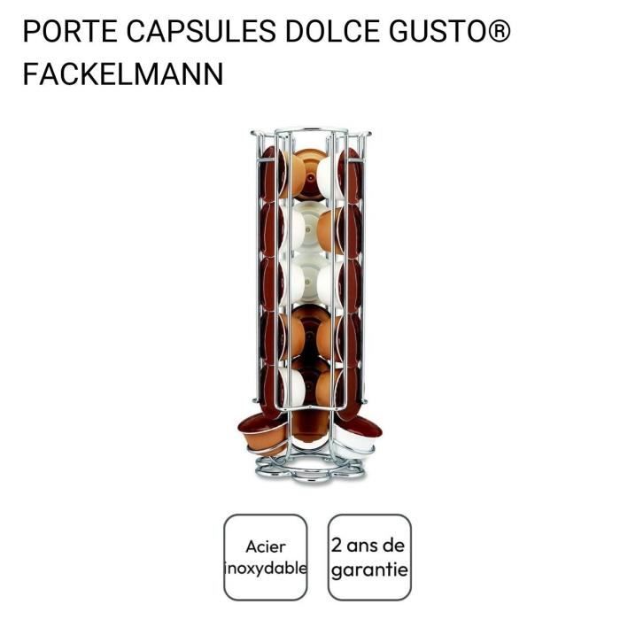 Kaffeeset mit Dolce Gusto Kapselhalter und Milchaufschäumer - FACKELMANN
