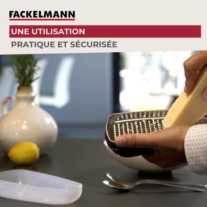 Duo Zestenreibe und Parmesanreibe - FACKELMANN - Edelstahl - 42 und 19 cm