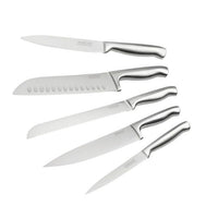 5er Set Profi-Küchenmesser - NIROSTA - Edelstahl - 24 bis 33,5 cm