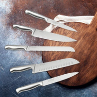5er Set Profi-Küchenmesser - NIROSTA - Edelstahl - 24 bis 33,5 cm