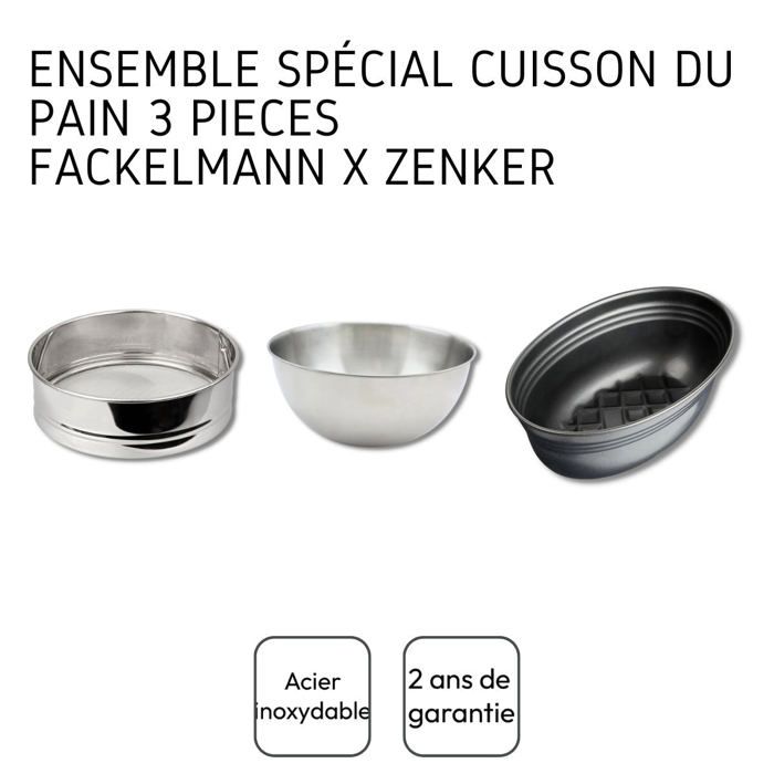 3er Set Spezial-Brotbackutensilien - FACKELMANN - Zenker