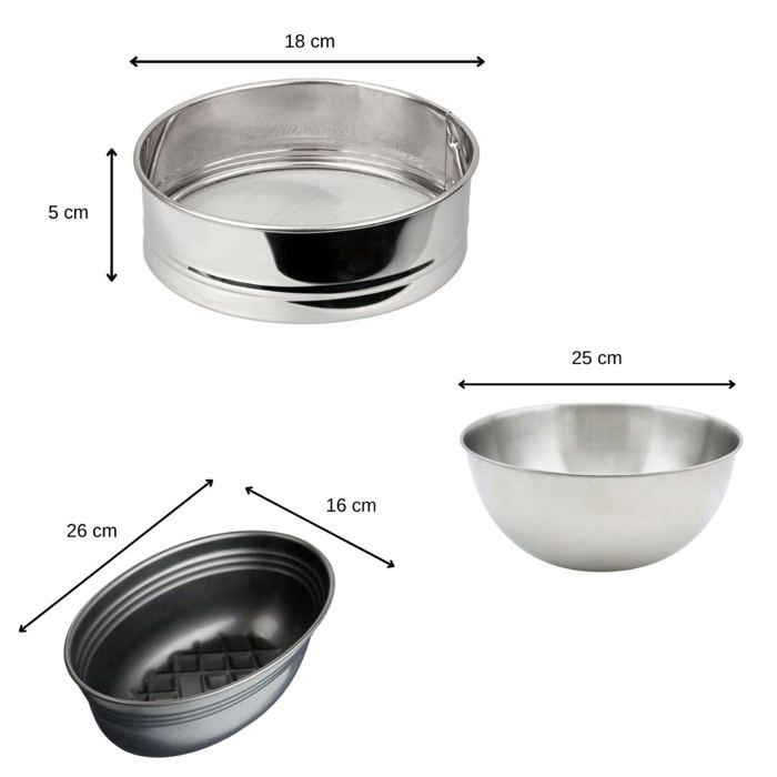 3er Set Spezial-Brotbackutensilien - FACKELMANN - Zenker