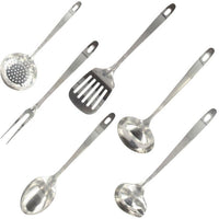6-teiliges Küchenhelfer-Set - FACKELMANN - Oxford - Edelstahl