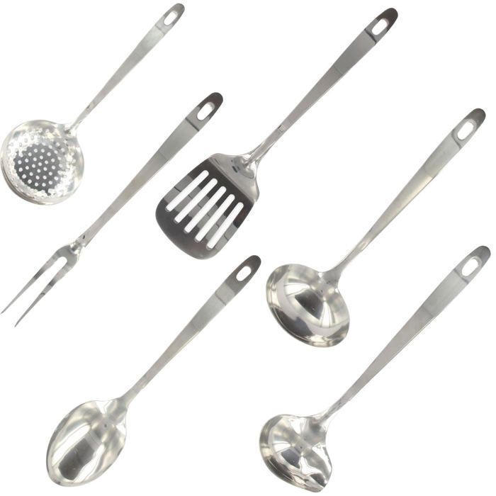 6-teiliges Küchenhelfer-Set - FACKELMANN - Oxford - Edelstahl