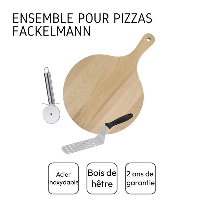 3-teiliges Pizzabesteck-Set - FACKELMANN