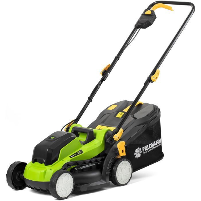 Cordless lawnmower - FIELDMANN - 20V - Cutting 33 cm - Max height 65 mm - Battery and charger not in