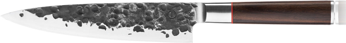 Kochmesser  GESCHMIEDET  SEBRA  Japanischer 440C-Stahl  Griff aus Dalbergia-Holz  L 20,5 cm
