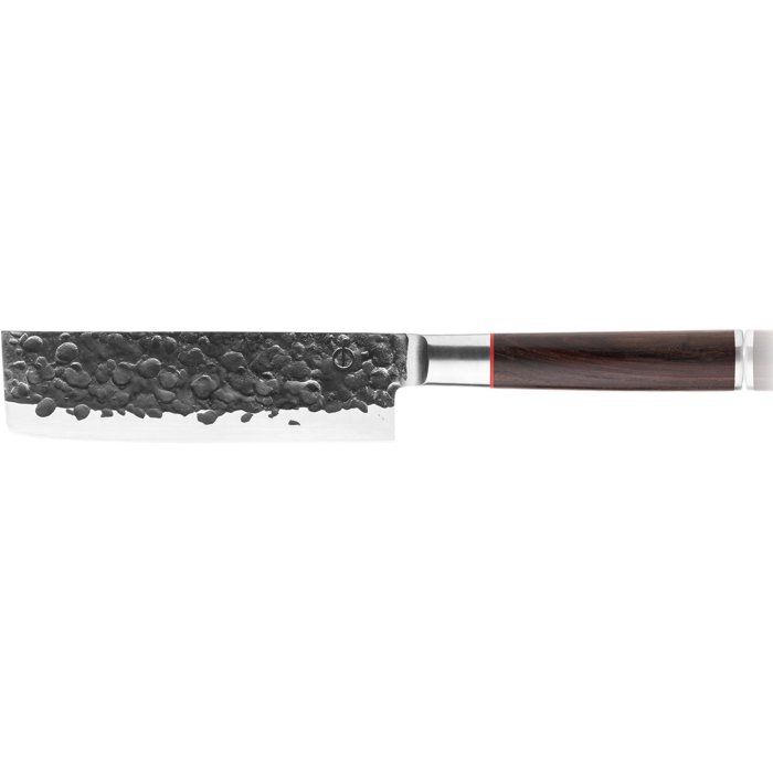 Hackmesser  GESCHMIEDET  SEBRA  Japanischer 440C-Stahl  Griff aus Dalbergia-Holz  L 17,5 cm