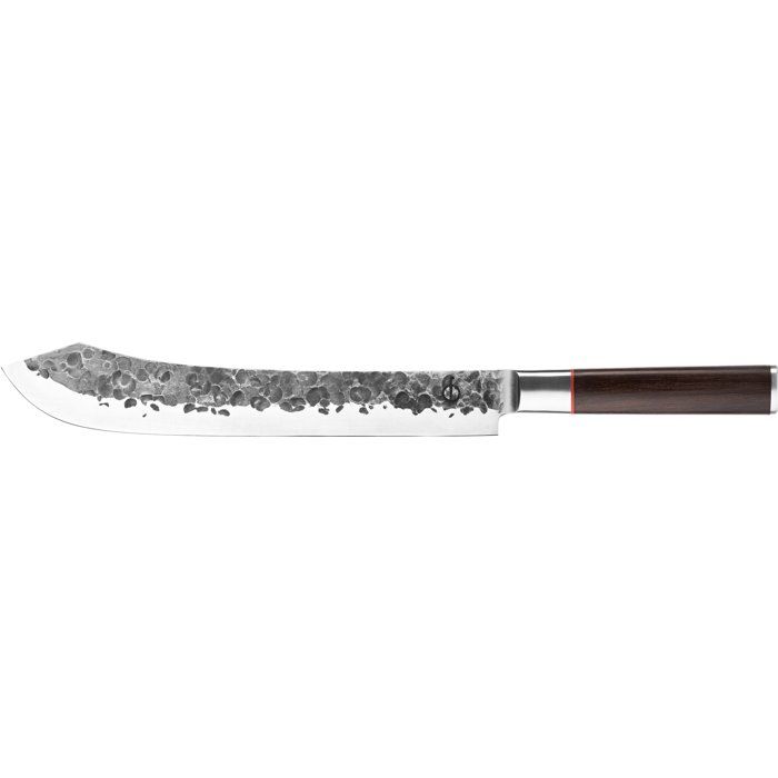 Fleischermesser  GESCHMIEDET  SEBRA  Japanischer 440C-Stahl  Griff aus Dalbergia-Holz  L 25,5 c