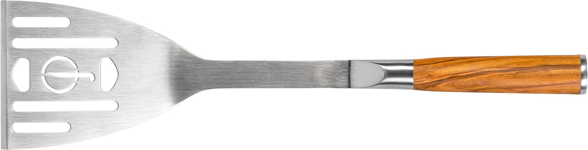 Schlitzspatel  GESCHMIEDET  CHURRASCO  Edelstahl S  38,5 x 13,5 x 5 cm