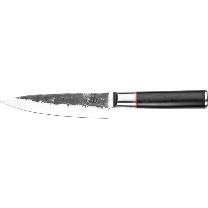 Kochmesser  GESCHMIEDET  SEBRA  Japanischer 440C-Stahl  Griff aus Dalbergia-Holz  16 cm lang