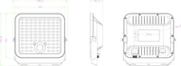 Solar-LED-Flutlicht  GALIX  G2612  2000 Lumen  Bewegungsmelder und Fernbedienung