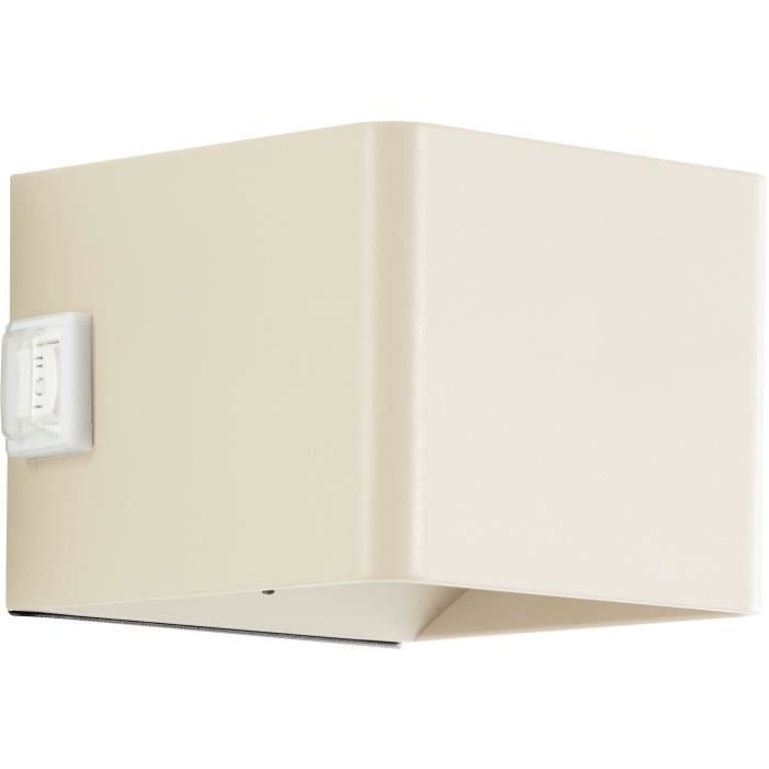 Magnetic outdoor wall light - ISEO - BRILLIANT - Rechargeable - Cream - LED - Detector - 4W - 300lm 