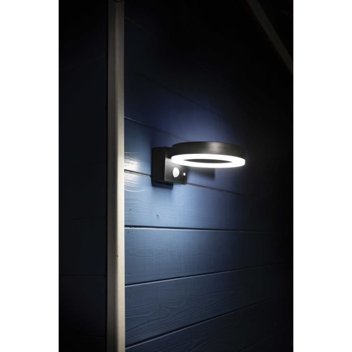 Solar bollard - GALIX - G4590B - Very bright - Stainless steel (Wall light option) with detector - H