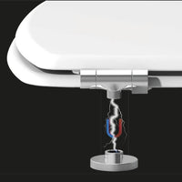 Toilettensitz - GELCO DESIGN - Magnetische Absenkautomatik - Weiß