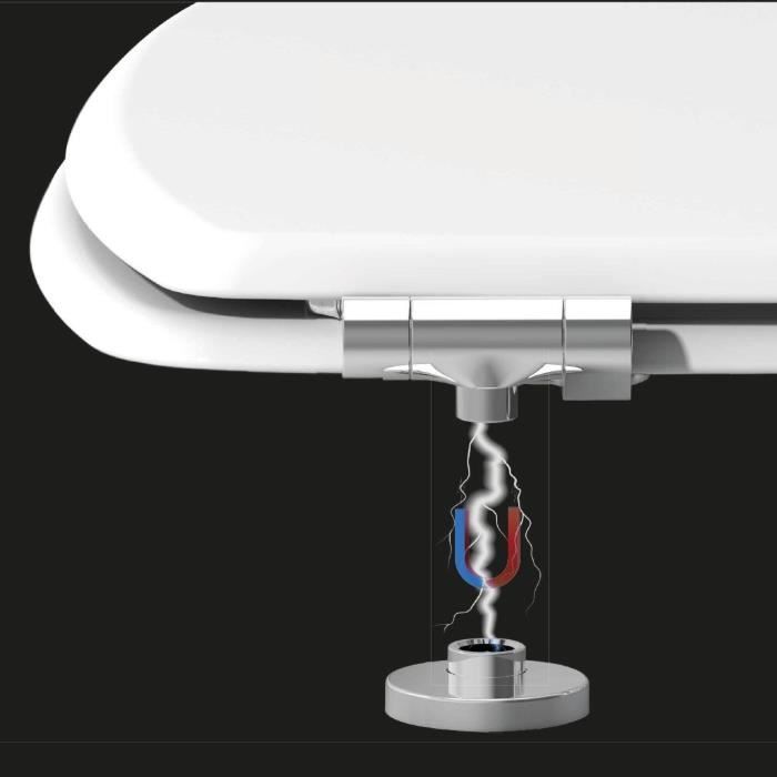 Toilettensitz - GELCO DESIGN - Magnetische Absenkautomatik - Weiß