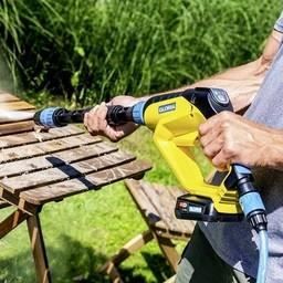 GLORIA - MultiJet 18V - Multifunction mobile pressure cleaning system (2 -5Ah battery and charger su