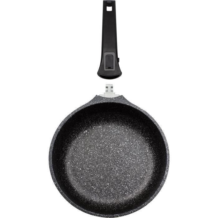 Cast aluminum wok - GSW - EASY CLICK - 28 cm - Induction