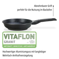 Cast aluminum wok - GSW - EASY CLICK - 28 cm - Induction
