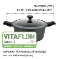 Cast aluminum pot - GSW - EASY CLICK - 20 cm - Induction