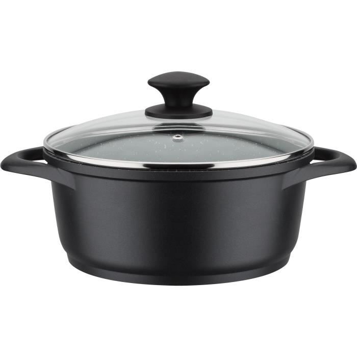 GSW - 414562 - Battery - Aluminum Forged Massive GOURMET GRANITE - 10pcs - Induction - VITAFLON GRAN