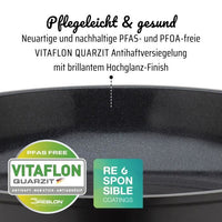 Cast aluminum frying pan - GSW - NATURAL FIT - 24 cm - 100% recycled without PFAS - Induction