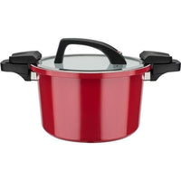 Low pressure cooker - GSW - 24 cm - 6 L - Forged aluminum - Induction - Red
