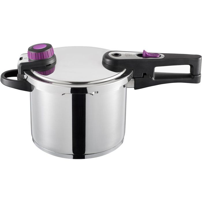 Schnellkochtopf  Induktion  GSW  SYSTEM PLUS  6 l  Ø 22 cm  Massiver Edelstahl 18/10  Inklusi
