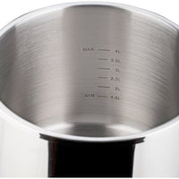 Schnellkochtopf  Induktion  GSW  Easy Click  6 l  Ø 22 cm  Massiver 18/10-Edelstahl