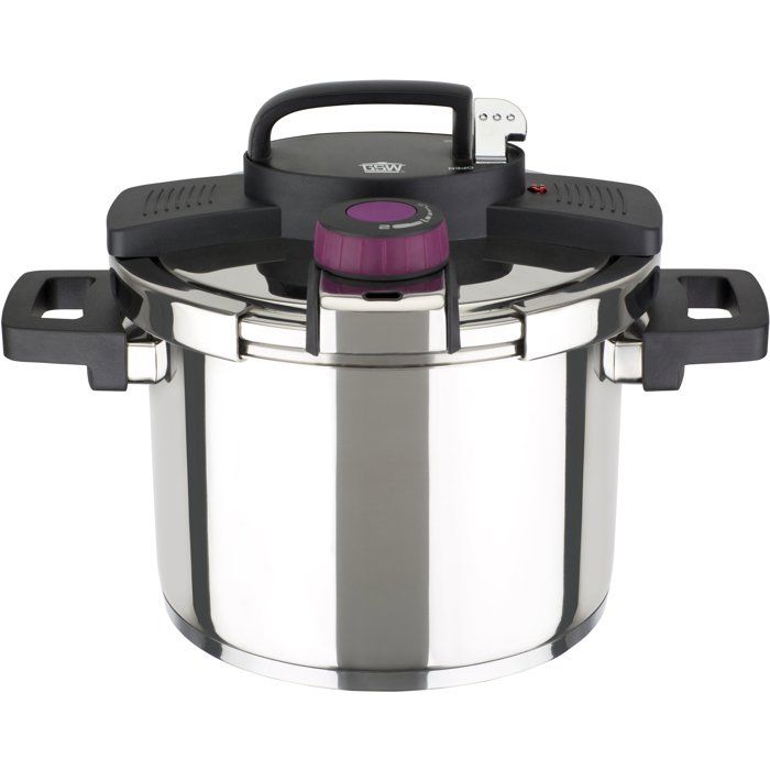 Schnellkochtopf  Induktion  GSW  Easy Click  6 l  Ø 22 cm  Massiver 18/10-Edelstahl