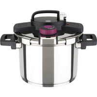Schnellkochtopf  Induktion  GSW  Easy Click  6 l  Ø 22 cm  Massiver 18/10-Edelstahl