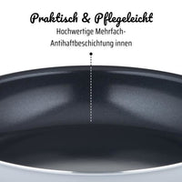 Professional frying pan - GSW - PRO BASIC - 36 cm - Induction - Thick forged aluminum - Gastronomy q
