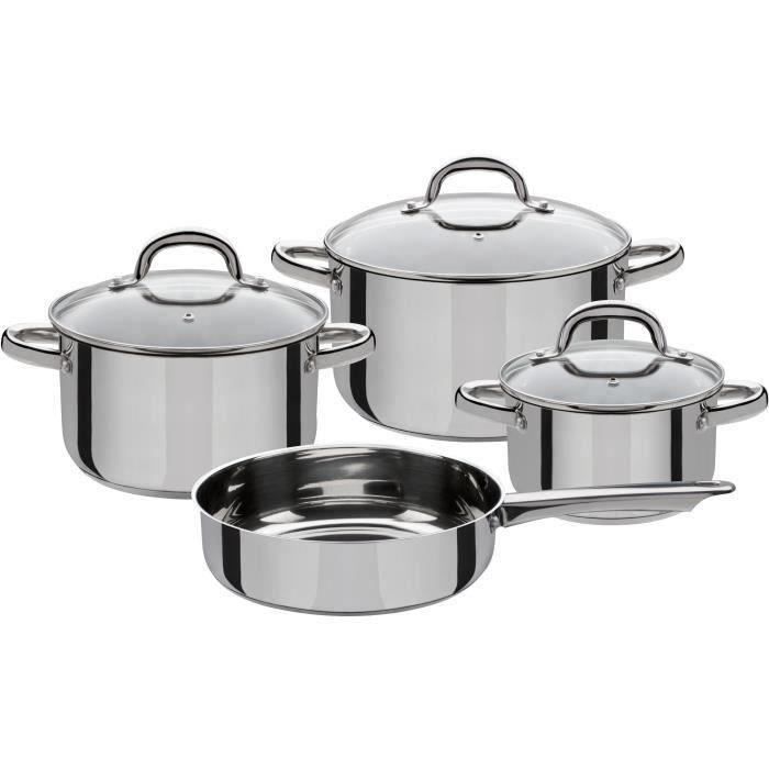 GSW Montreal - 7-piece stainless steel cookware - All hobs including induction