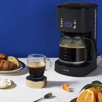 Programmable coffee maker - HKoeNIG - MG32 - 1.5 L (12 cups) - 1000 W - LCD screen - Keep warm - Bla