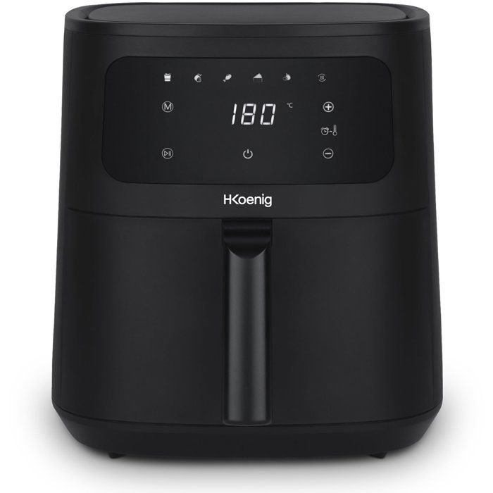 HKoeNIG Ölfreie Fritteuse  FRY880  8 l Fassungsvermögen  6 Kochprogramme  1700 W