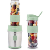 Mini blender - SMOO18 - 300 W - 570 mL - Pastel green - 2 bottles included