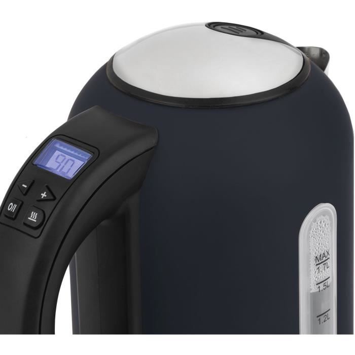Programmable kettle - HKoeNIG - Boe56 - 1.7L - 2200 W - Adjustable temperature - LCD screen - Matte 