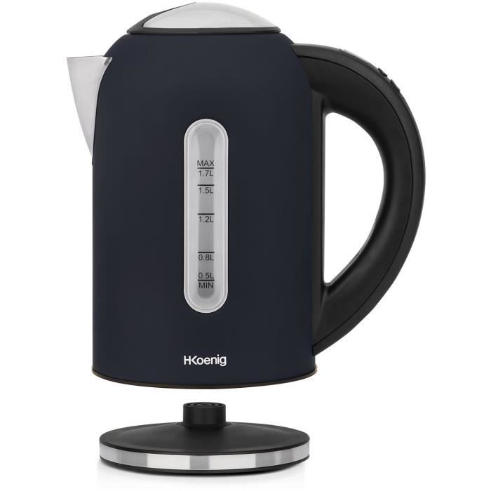 Programmable kettle - HKoeNIG - Boe56 - 1.7L - 2200 W - Adjustable temperature - LCD screen - Matte 