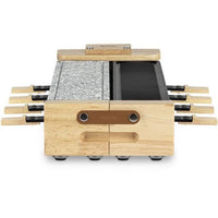 3 in 1 raclette machine WOD360 HKoeNIG: raclette + cooking stone + grill - 8 people - Cooking surfac