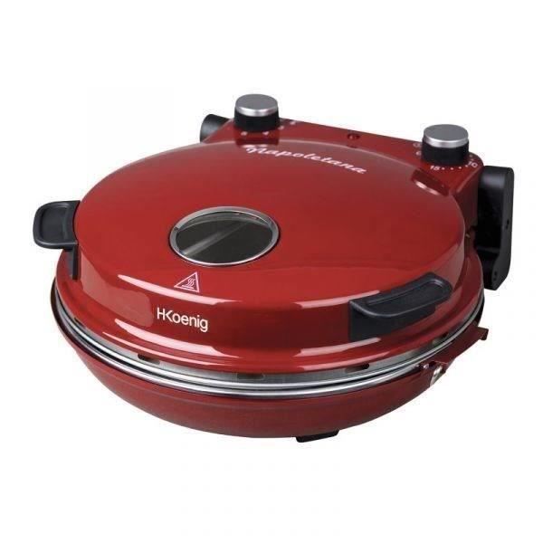 Hkoenig Napl350 - Napoletana pizza oven - up to 350 ° C - 32 cm - 1200 W - Timer