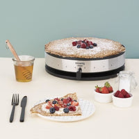 HKoeNIG KREP29 Crepiere 33cm - Temperature up to 230 ° C - 1300W - Non-stick coating - Heating indic
